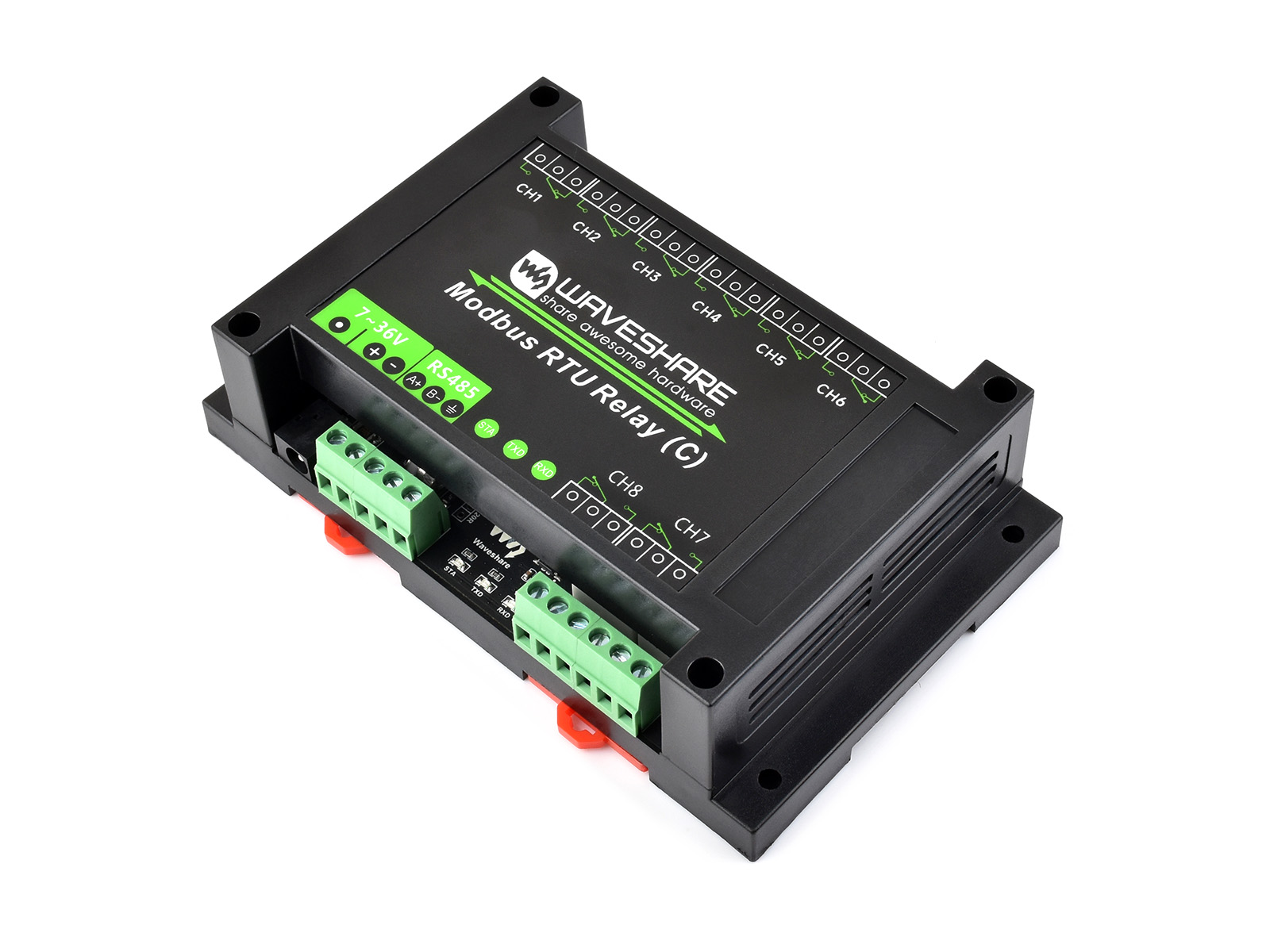 Shelly Relay Module - Modbus RTU Relay (C),Modbus RTU 8-ch