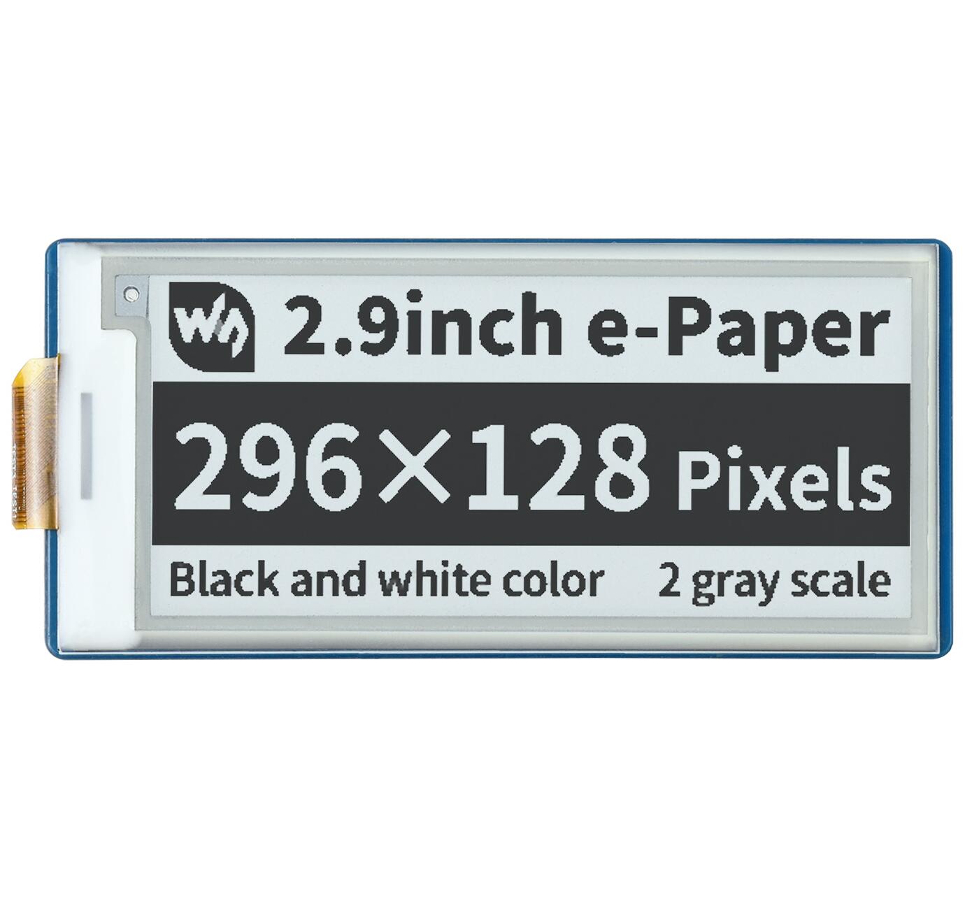 Waveshare Pico-ePaper-2.9,2.9i - огляд і ціна Display Epaper 2.9