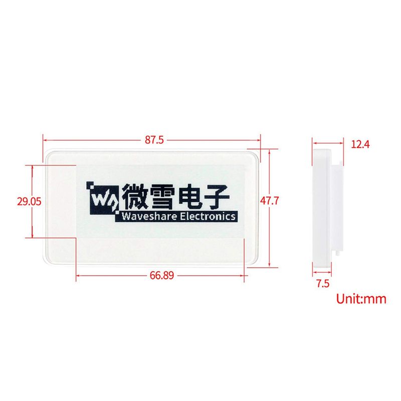 Waveshare 2.9 Inch Wireless -P - огляд і ціна Display Epaper 2.9