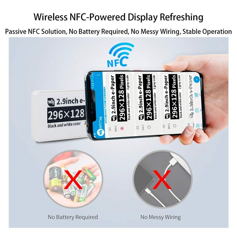 Waveshare 2.9 Inch Wireless -P - огляд і ціна Display Epaper 2.9