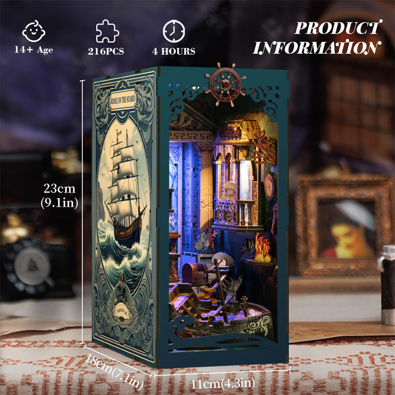 3D Wooden DIY Bookend Puzzle H - огляд і ціна Smart Home Automation Diy