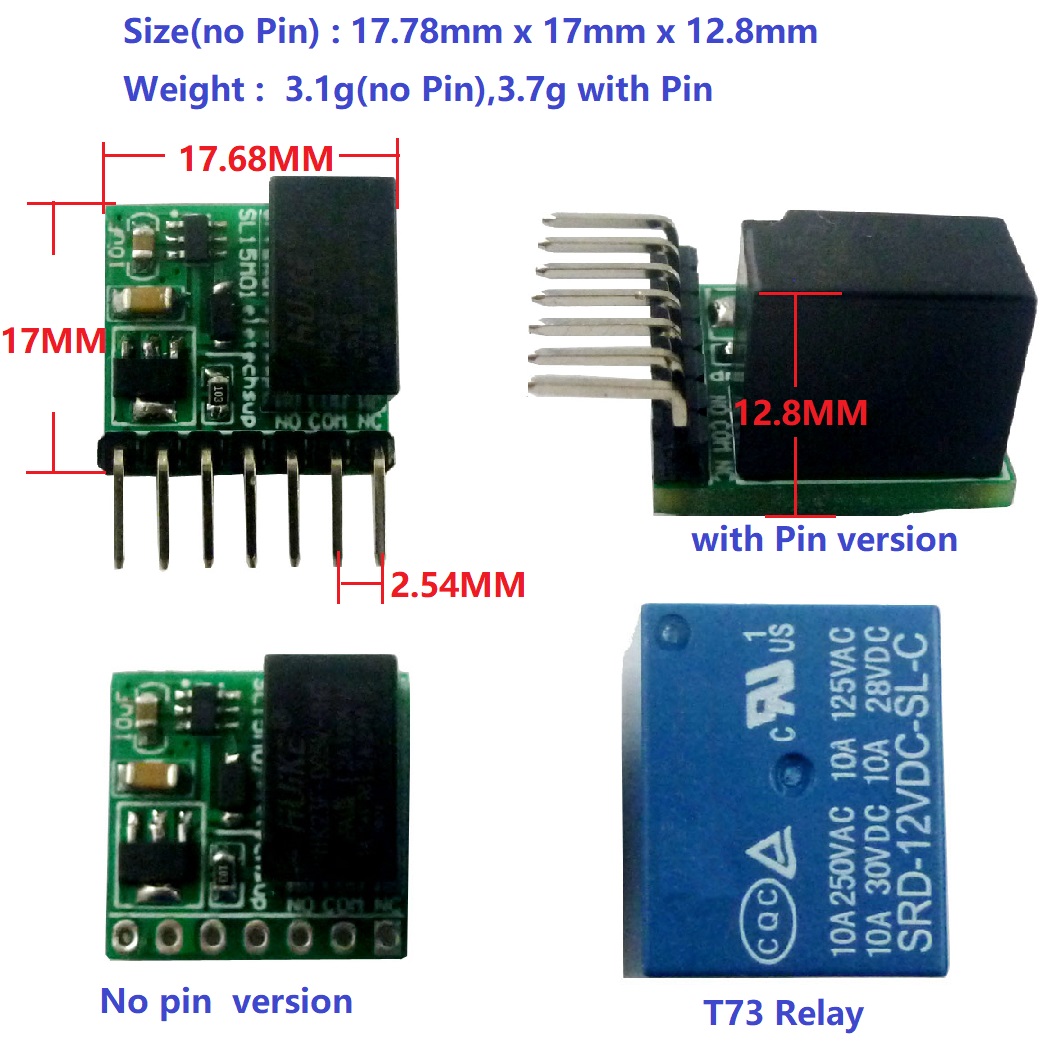 DC 9V 12V 24V 2A Mini Bistable - огляд і ціна Shelly Relay Module
