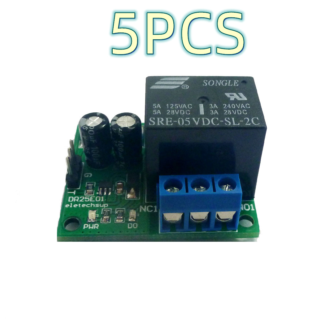 DR25E01 DC 6V 9V 12V 24V 3-5A  - огляд і ціна Shelly Relay Module