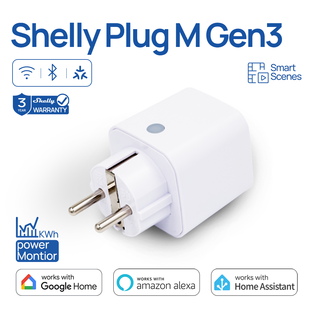 Shelly Plug M Gen3 WiFi Smart  - огляд і ціна Shelly Relay Module