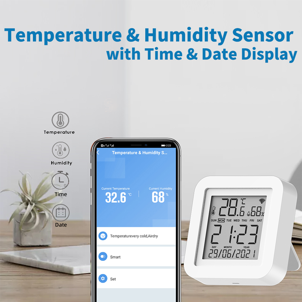Tuya WIFI Temperature & Humidi - огляд і ціна Home Automation Ideas