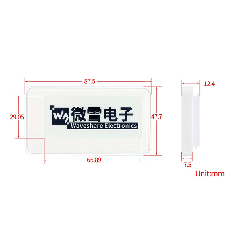 RISE Waveshare 2.9 Inch Wirele - огляд і ціна Display Epaper 2.9