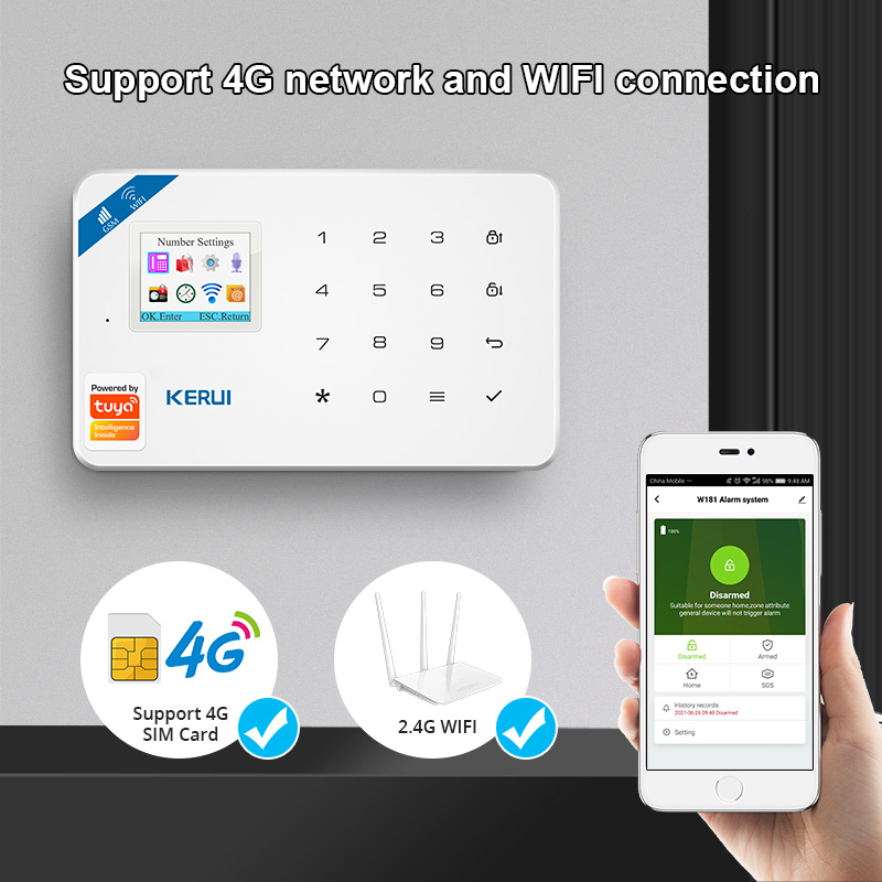KERUI Security Alarm System Ki - огляд і ціна Smart Home Automation Diy