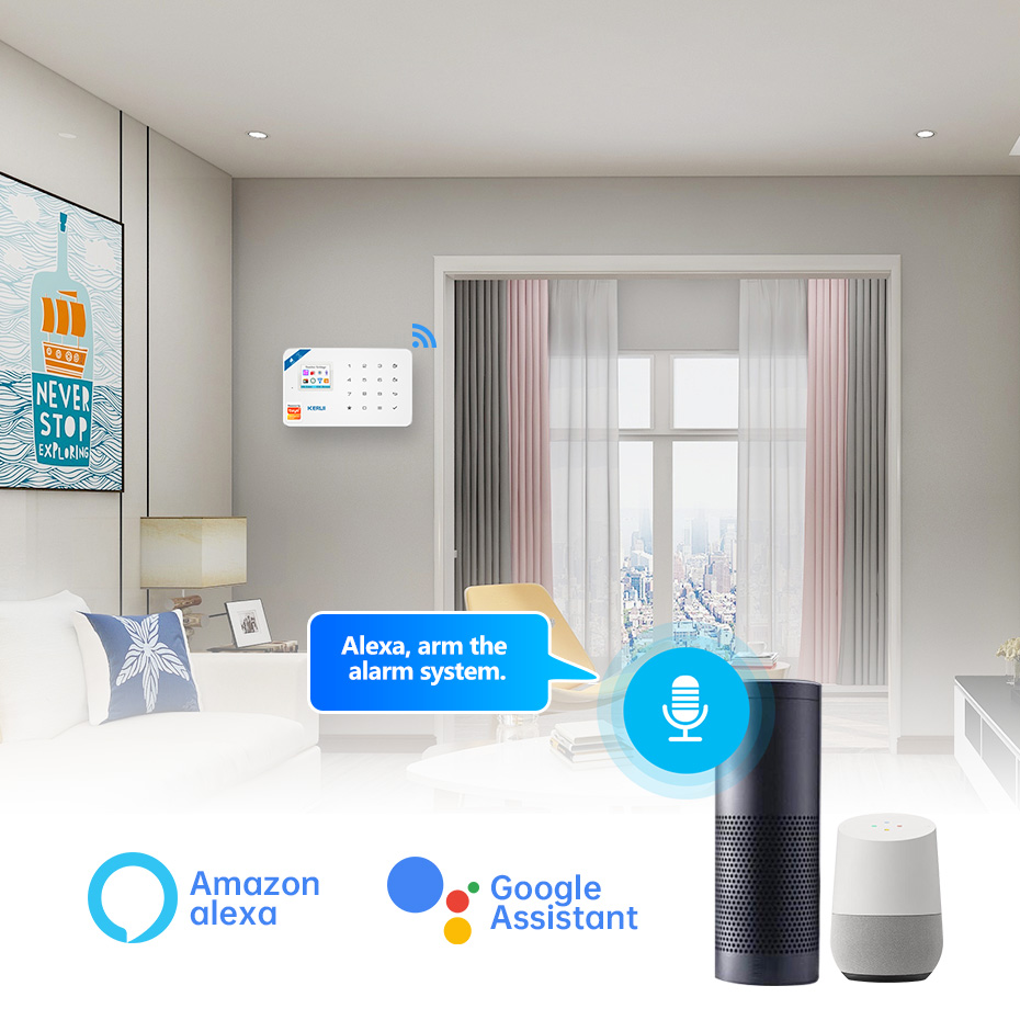 KERUI Security Alarm System Ki - огляд і ціна Smart Home Automation Diy