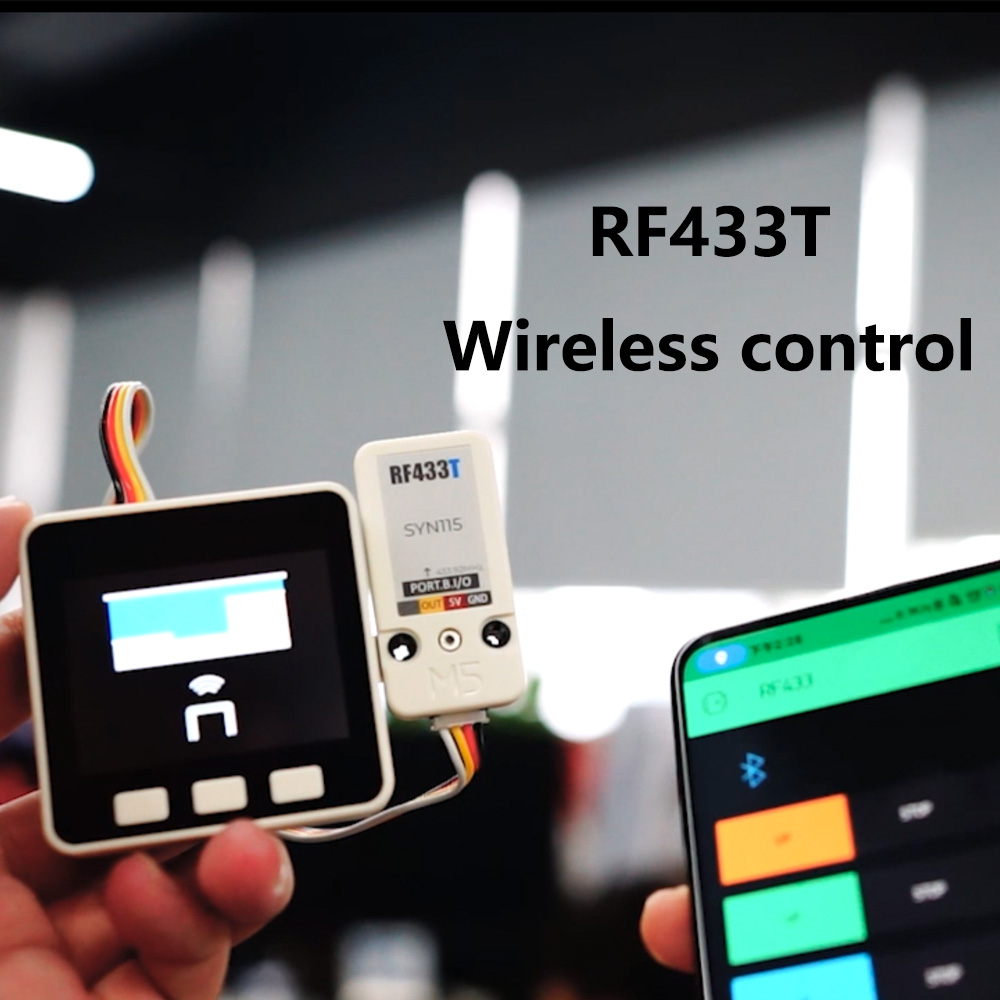 M5Stack Unit RF433T/RF433R IoT - огляд і ціна Home Automation Tutorial