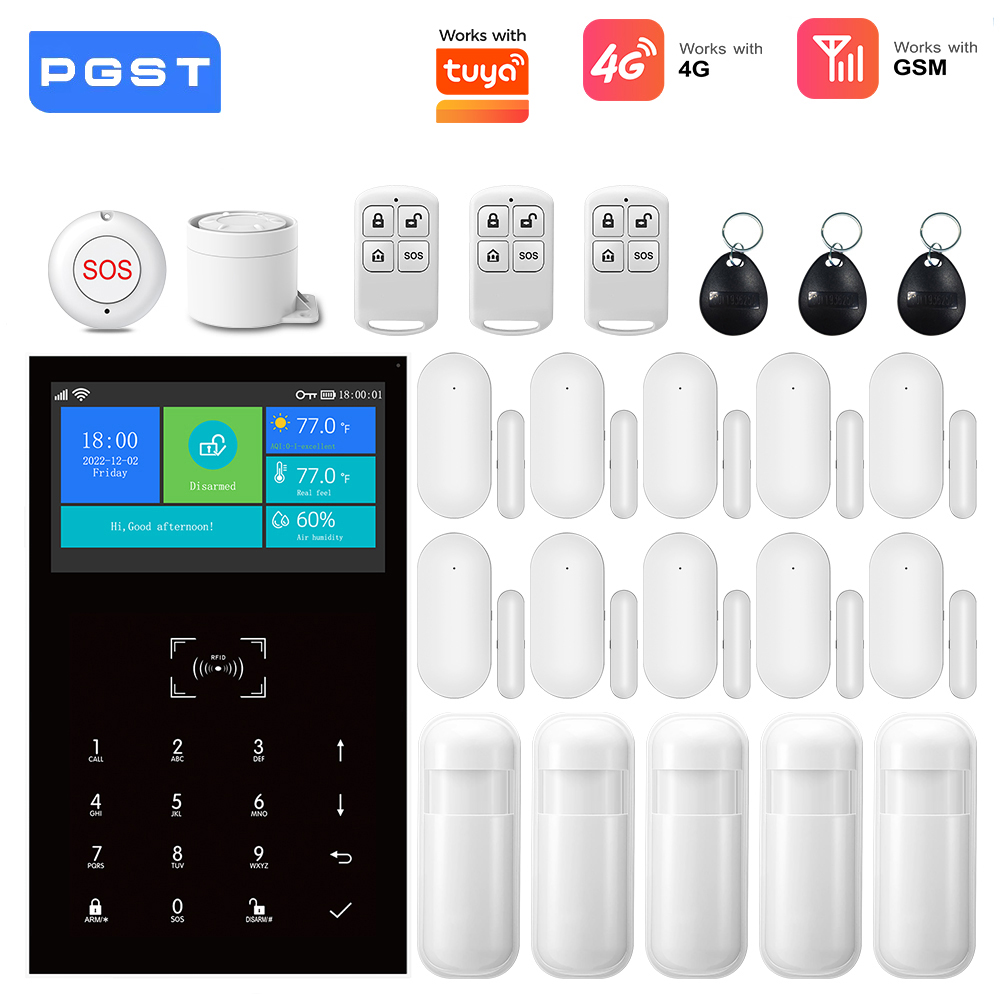 4G GSM WiFi Alarm System Work  - огляд і ціна Smart Home Automation Diy